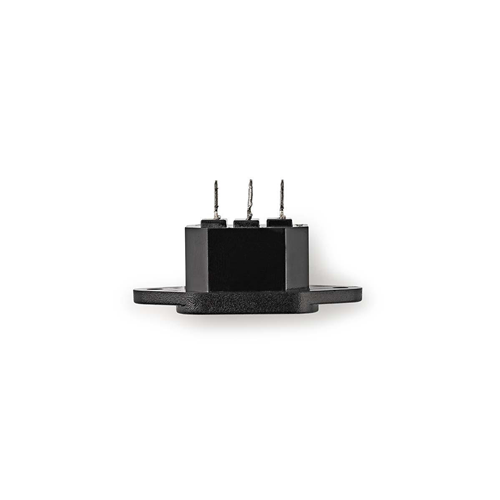 Conector de alimentación | IEC-320-C14 Hombre | Negro