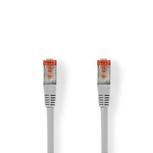 Câble réseau Cat 6 F / UTP | RJ45 (8p8c) Mâle - RJ45 (8p8c) Mâle | 0,5 m | Gris