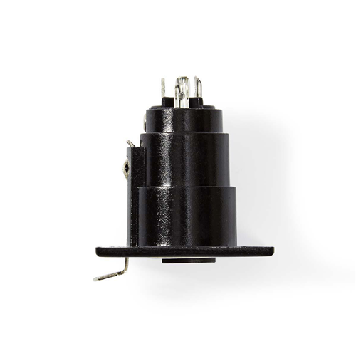 Supporto Chassis XLR | Femmina a 3 pin XLR | Nero