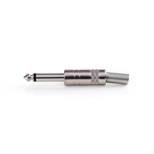 Jack Mono Conector | 6.35 mm hombre | 25 piezas | Metal