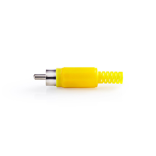 Conector RCA | Macho RCA | 25 piezas | Amarillo