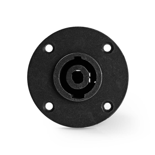 Connettore Altoparlante | Femmina a 4 pin Altoparlante | 25 pezzi | Tonda | Nero