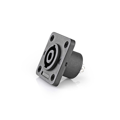 Speaker connector | 4 -pin speaker 25 pieces | Square | Black