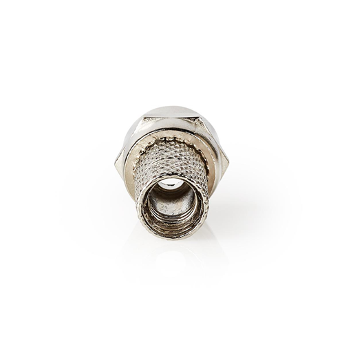 Conector f | Hombre | Para cables coaxiales de 5.0 mm | 25 piezas | Metal