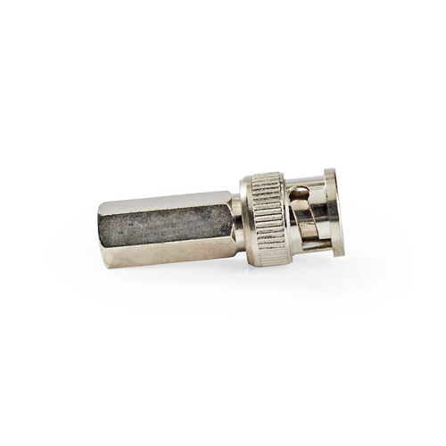 BNC connector | Male | For 5.0 mm coaxial cables | 25 pieces | Metal