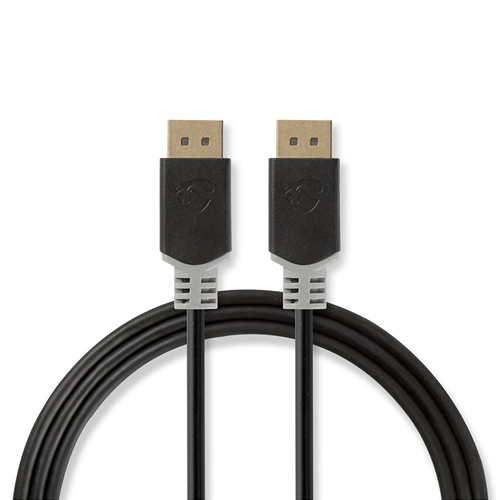 1.4 DisplayPort cable | Male Displayport - Male Displayport | 3 m | Anthracite