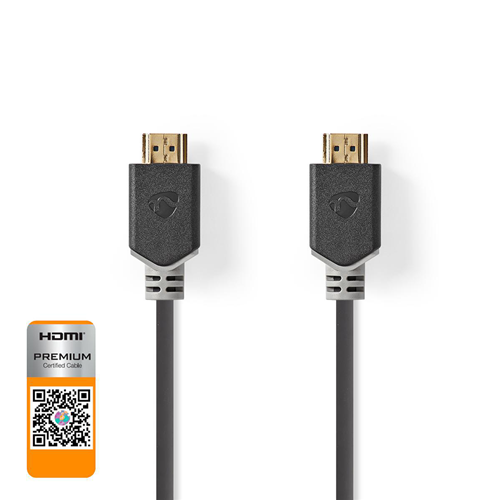 Cavo Premium HDMI™ ad Alta Velocità con Ethernet | Connettore HDMI™ - Connettore HDMI™ | 3 m | Antracite