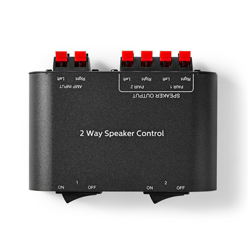 Speakers control box | 2 ways | Terminal | Black