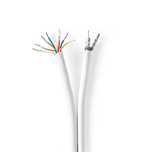 Cable combinado coaxial/Cat6 | 25.0 m