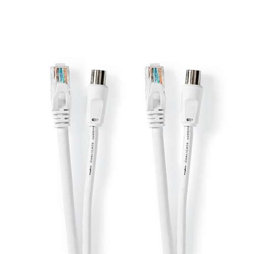Coaxial combined cable/cat6 | With connectors | 5.0 m