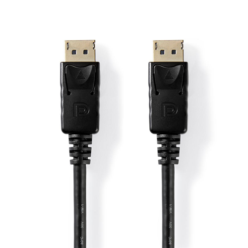 DisplayPort 1.2 Cable | Masculino DisplayPort | Masculino DisplayPort | 3.0 m | Negro