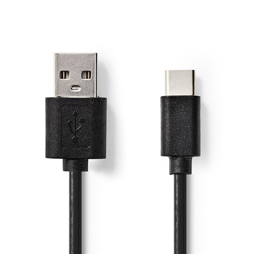 Synchronisation und Ladekabel | Männlich a | USB-C ™ Männlich | 2,0 m | Schwarz
