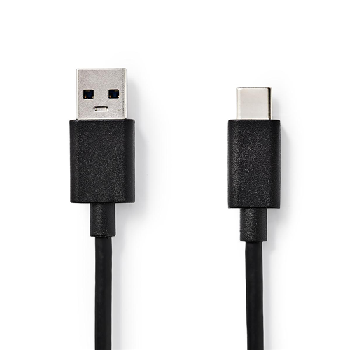 Cable de sincronización y carga | Macho a | USB-C ™ Hombre | 1.0 m | Negro