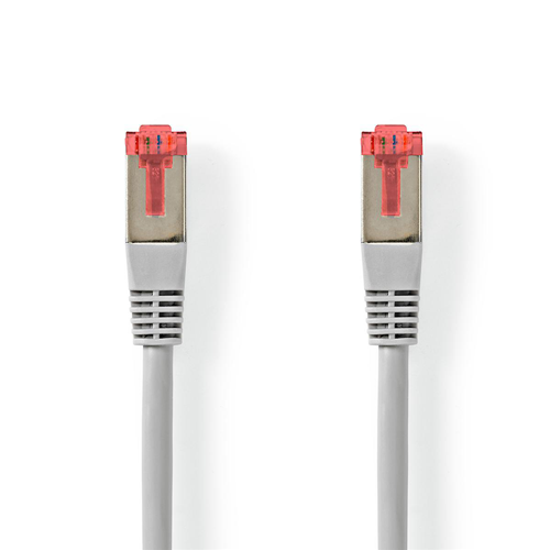 S/FTP Cat6 network cable | Male rj45 | Male rj45 | 7.5 m | Grey