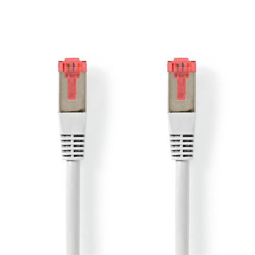 Cavo di Rete S/FTP CAT6 | Maschio RJ45 | Maschio RJ45 | 5,0 m | Bianco