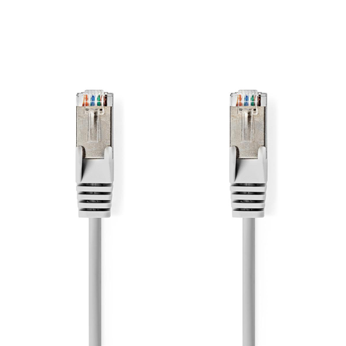 Sf/UTP Cat6a network cable | Male rj45 | Male rj45 | 0.5 m | Grey