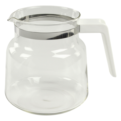 1.2 l white glass carafe