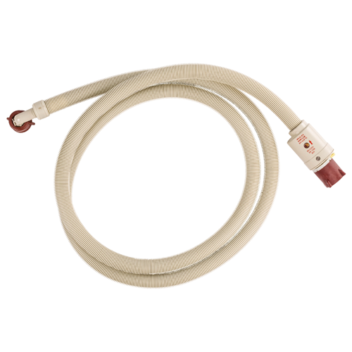 Tubo de carga con 3/4 "'recto - 3/4" Aquastops de esquina 10 bar 70 ° C 2.50 m