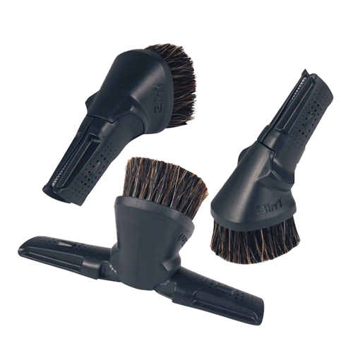 Saupoudrer une brosse noire