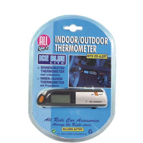 Thermomètre en voiture noire / gris intérieure / extérieur