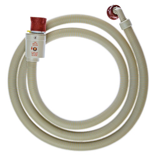 3/4 "'' gerade - 3/4" an der Ecke an Kraftrohr 60 bar 90 ° C 2,50 m