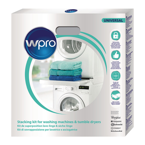 60 cm washing machine stackable kit/dryer