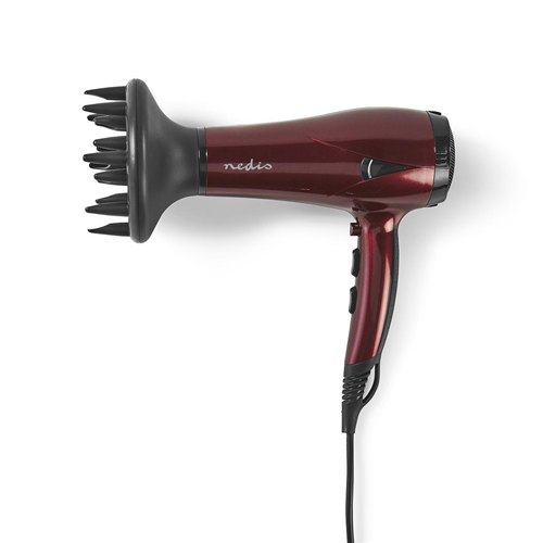 Haartrockner | 2000 W | Ionisation | Kalte Luft | Rot