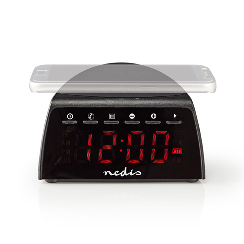 Digitaler Wecker | Drahtlose Gebühren für das Telefon | Fm | Bluetooth | Stereo