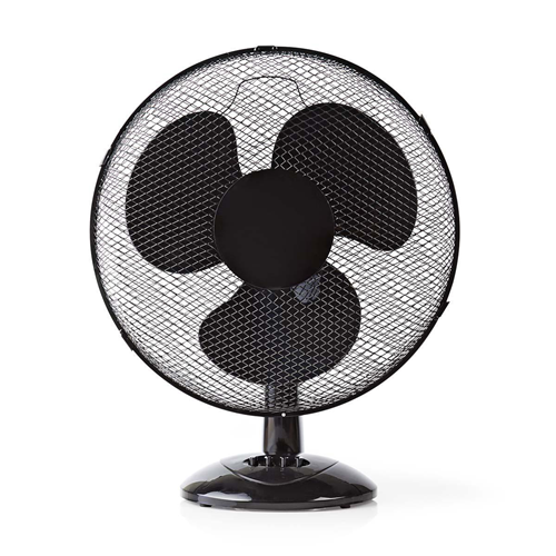 Fan de table | Diamètre 40 cm | 3 vitesse | Fonction d'oscillation | Noir