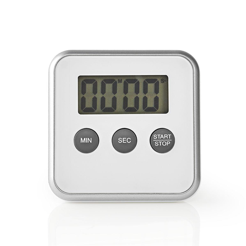 Kitchen timer | Digital display | White