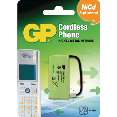 Batteria ricaricabile Ni-MH 2.4 V 600 mAh 1-Blister