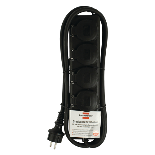 Pobite d'extension 4 -way 2,00 m noir - Protection de surpassement