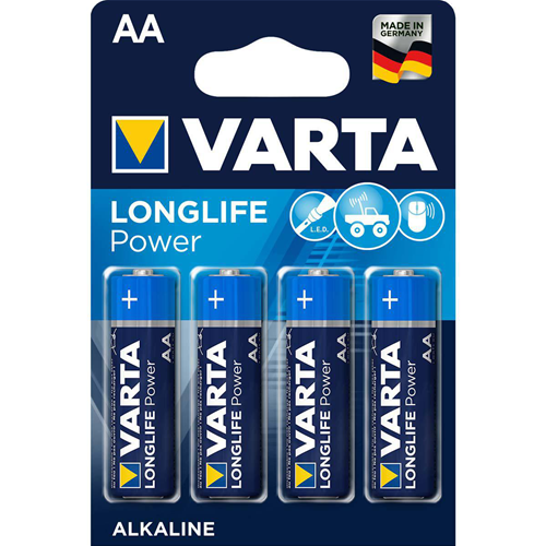 Alkaline batteries AA 1.5 V High Energy 4-Blister
