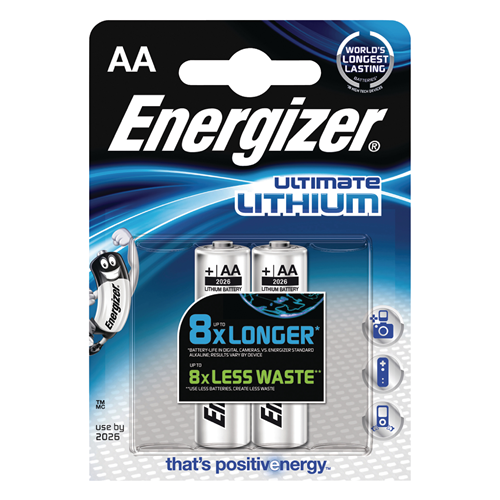 AA 1.5 V Lithium Battery Ultimate 2-BLISTER