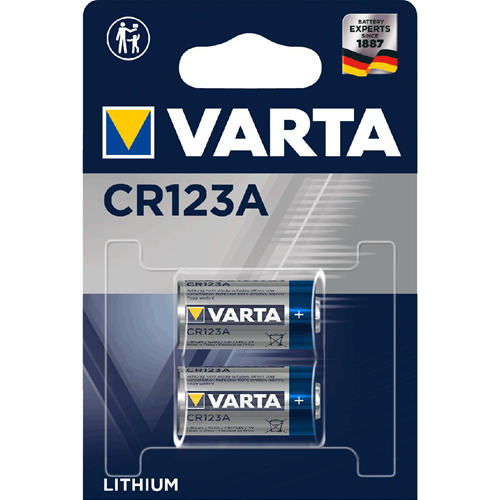 CR123A Batterie au lithium 3 V 2-BLISTER