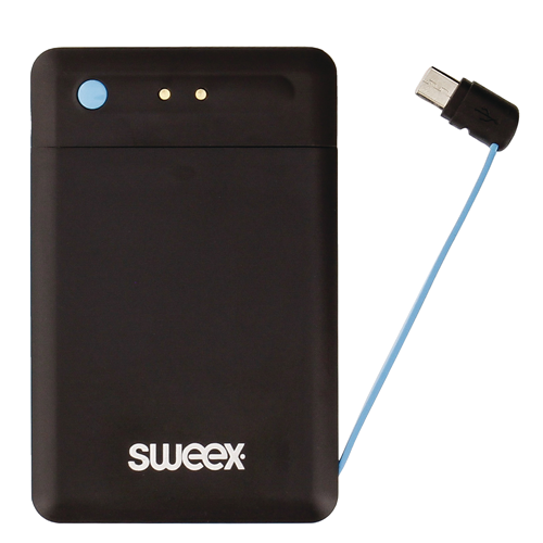 POWER BANCO POLÍMEROS POTABLES PORTABLES 2500 mAH MICRO USB NEGRO
