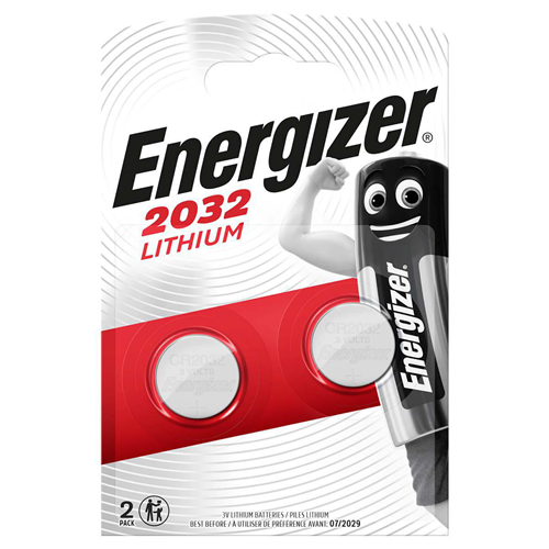 Pulsante Litio CR2032 3 V 2-Blister