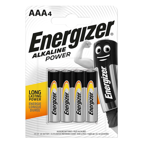 Batterie Alcaline AAA 1.5 V Power 4-Blister