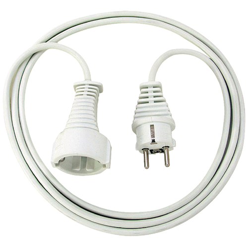Power Power extension 2.00 m h05v-f 3g1.5 IP20 white