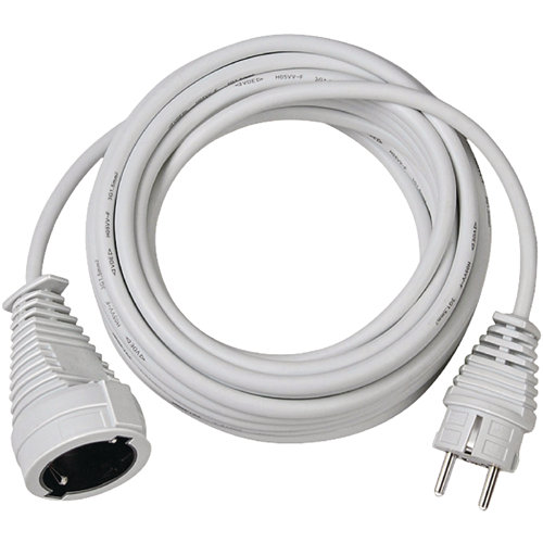 Power prolonga 10.00 m H05V-F 3G1.5 IP20 White