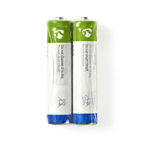 AAA -Tipo Zinc/Batería de carbono | 1.5 V | 2 piezas