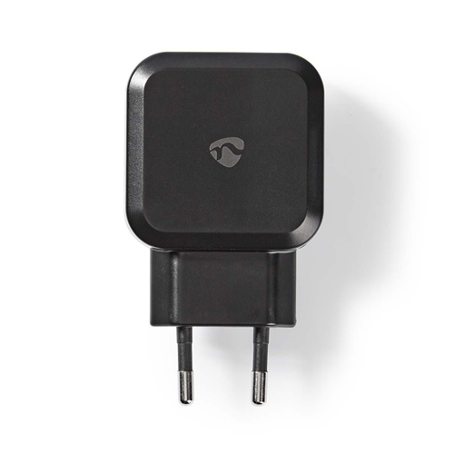 Wandladegerät | 3.0 a | USB-C | Stromversorgung 18 W | Schwarz