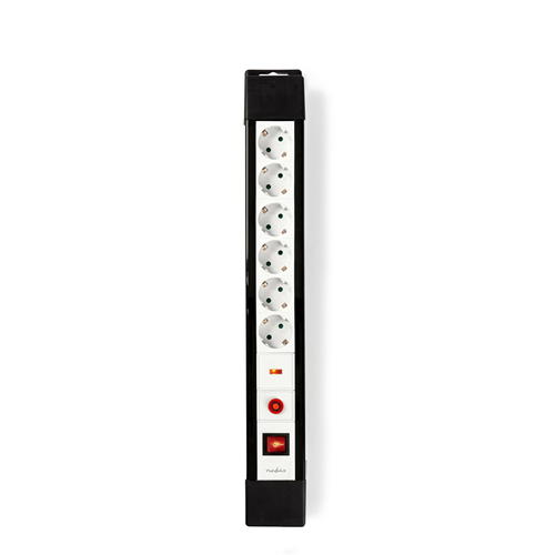 Surge Protected Extension Socket | Pro-line | 6-way | 3.00 m | Schuko/Type F (EEC 7/7)