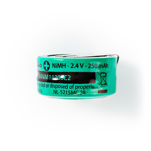 Nickel-hydrocal battery of Metal | 2.4 V | 250 mAh | Welding connector