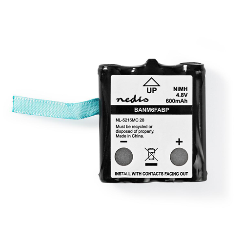 Nickel-hydrocal battery of Metal | 4.8 V | 600 mAh