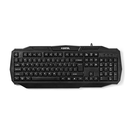 Wired Game Keyboard | USB 2.0 | Internationales US -Layout | Schwarz