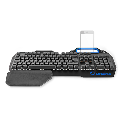 Tastiera da Gioco Meccanica | Illuminazione RGB | Layout Tedesco | Design in Metallo