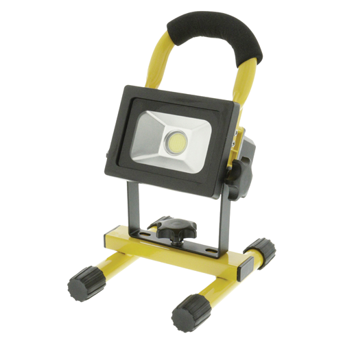 Projecteurs à LED mobile 10 W 700 LM Noir / Jaune