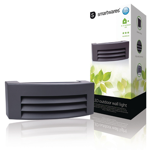 LED -Licht von Außenwand 5 W 350 LM dunkelgrau