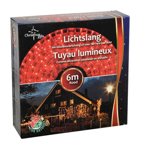 Luci Natalizie 6 m Rosso